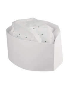 Disposable Forage Hat White 2