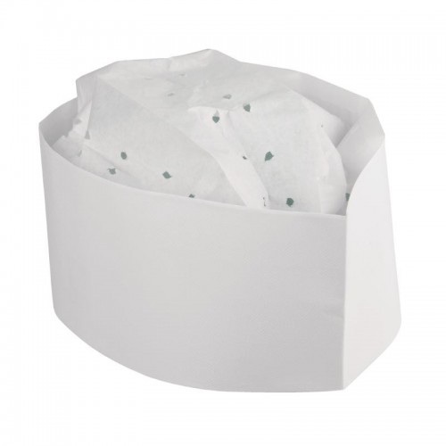 Disposable Forage Hat White