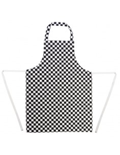 Whites Apron Black and White Check 2