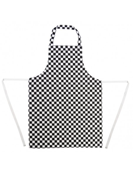 Whites Apron Black and White Check Whites Apron Black and White Check