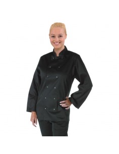Whites Vegas Chefs Jacket Long Sleeve Black XS 2