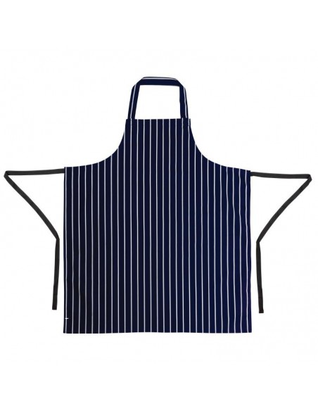 Whites Butchers Apron Navy Stripe Whites Butchers Apron Navy Stripe