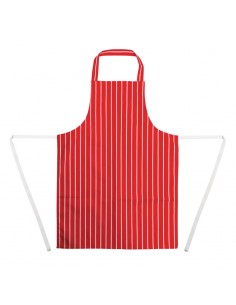 Whites Apron Red And White Stripe 2