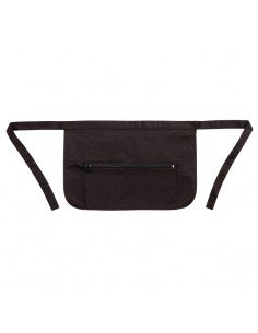 Whites Money Pocket With Zip Black 2