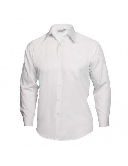 Uniform Works Dress Shirt Long Sleeve White L