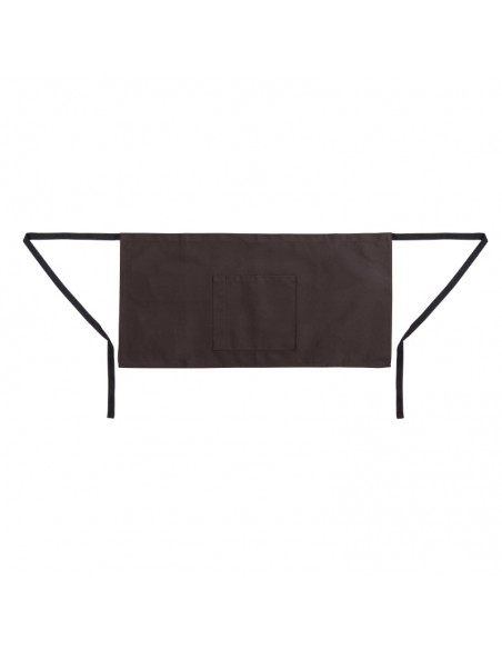 Uniform Works Short Bistro Apron Charcoal