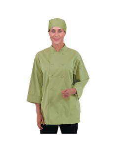 Colour by Chef Works Chef Coat Lime 2