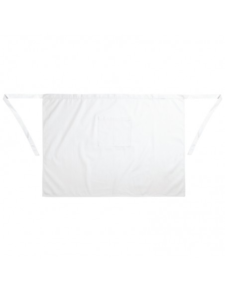 Regular Bistro Apron White