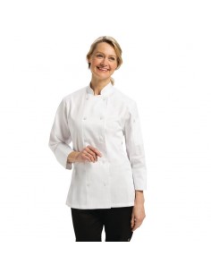 Chef Works Marbella Ladies Executive Chef Jacket White 2