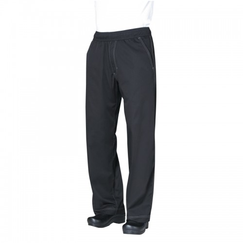 Chef Works Cool Vent Baggy Pants Black L