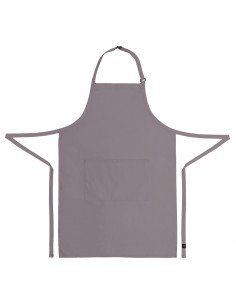 Colour by Chef Works Bib Apron Grey 2