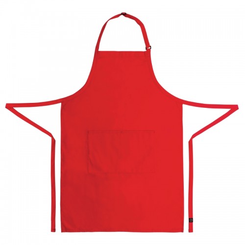 Colour by Chef Works Bib Apron Red