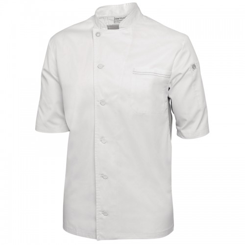 Chef Works Valais Chef Coat White with Grey L