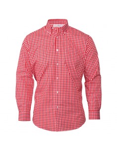 Uniform Works Mens Gingham Shirt Red XL 2