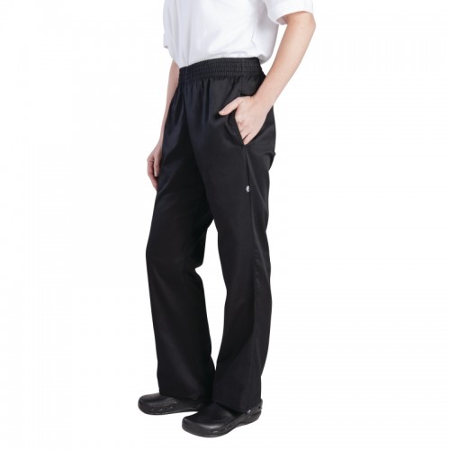 Chef Works Ladies Basic Baggies Black M