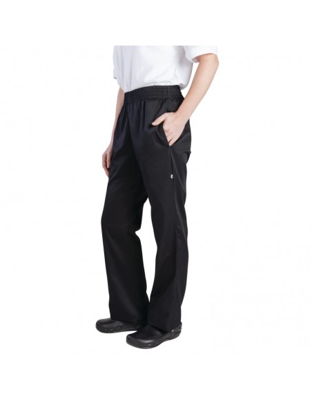 Chef Works Ladies Basic Baggies Black XL