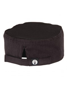 Chef Works Cool Vent Pinstripe Beanie Hat 2