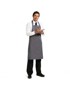 Whites Polycotton Bib Apron Charcoal 2