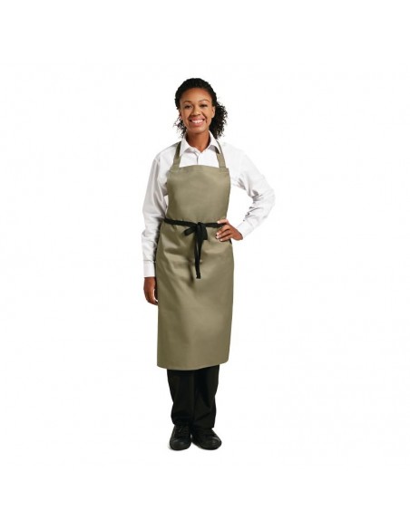 Whites Polycotton Bib Apron Olive