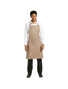 Whites Polycotton Bib Apron Tan 2