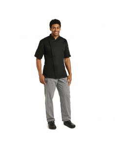 Chef Works Springfield Zipper Mens Chefs Jacket Black S 2