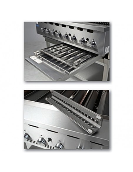 Hobart Bonnet Charbroiler Gas Chargrill 1200mm Wide