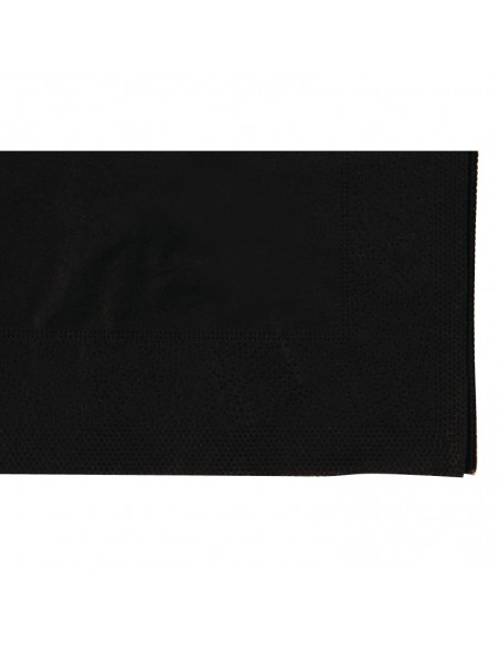 Black Cocktail Napkins