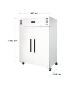 Polar Double Door Fridge White 1200Ltr 2