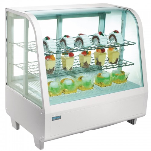 Polar Countertop Refrigerated Merchandiser White 100 Ltr