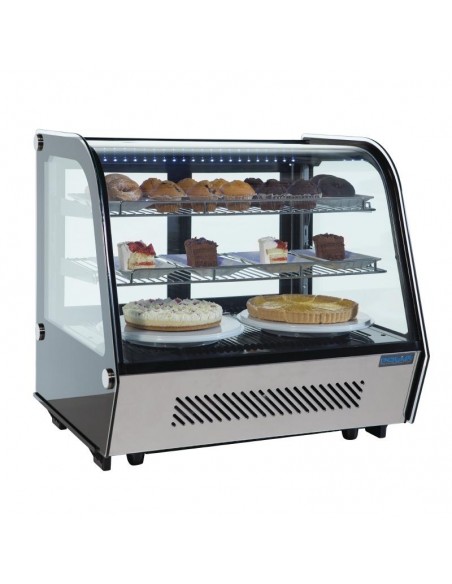 Polar Refrigerated Countertop Display Chiller 160 Ltr