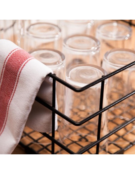 Vogue Wire High Sided Glass Basket 350mm