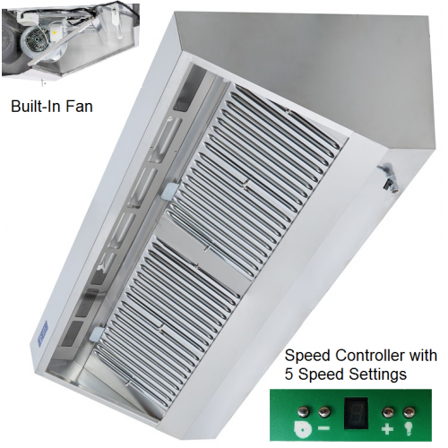 Cuommercial Extraction Canopy Pack 1100 x 2000mm