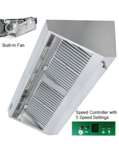 Commercial Extraction Canopy Pack 1100 x 2400mm 2