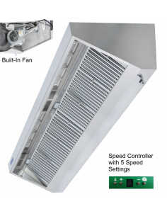 Commercial Extraction Canopy Pack 1100 x 2600mm 2