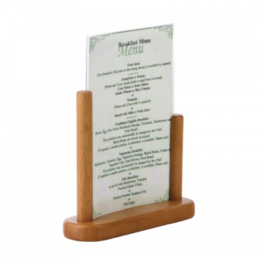 Tabletop Teak Poster Frame