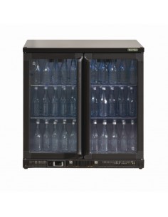 Gamko Bottle Cooler - Double Hinged Door 250 Ltr Black 2