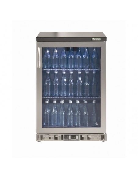 Gamko Bottle Cooler - Single Hinged Door 150 Ltr Stainless Steel