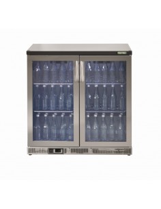 Gamko Bottle Cooler - Double Hinged Door 250 Ltr Stainless Steel 2