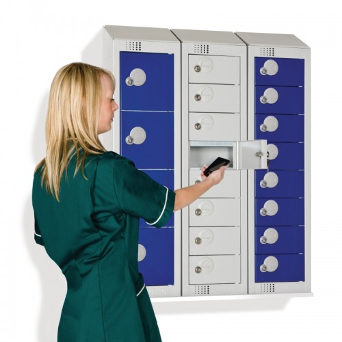 Personal Effects 8 Door Locker Blue Camlock