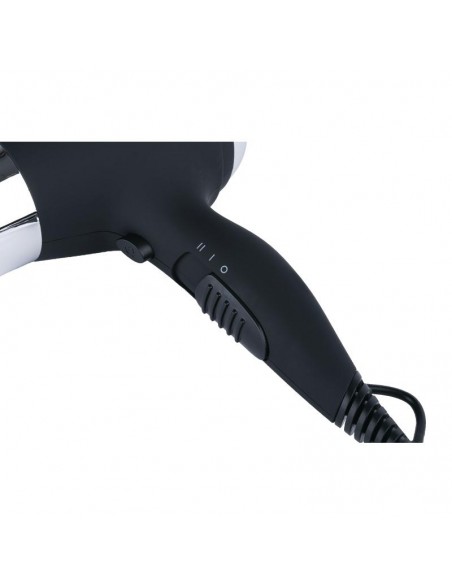 Deluxe Black & Chrome 1800w Hairdryer