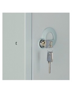 Five Door Locker Mid Grey Door Camlock 2