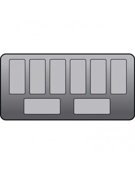 Crystal Venus Elegante 8 Pan Ice Cream Display Counter VenusEle36