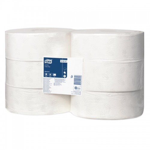 Tork White Jumbo Toilet Roll