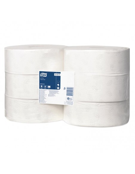 Tork White Jumbo Toilet Roll