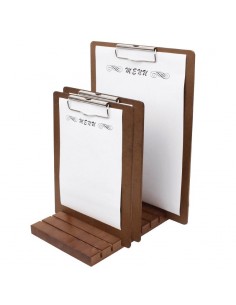Wooden Menu Presentation Clipboard A4 2