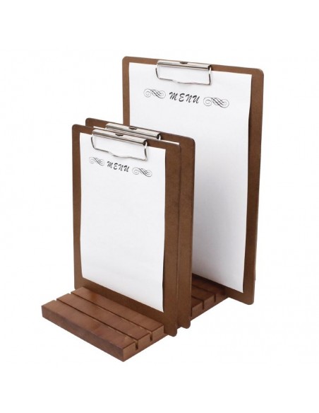 Wooden Menu Presentation Clipboard A4