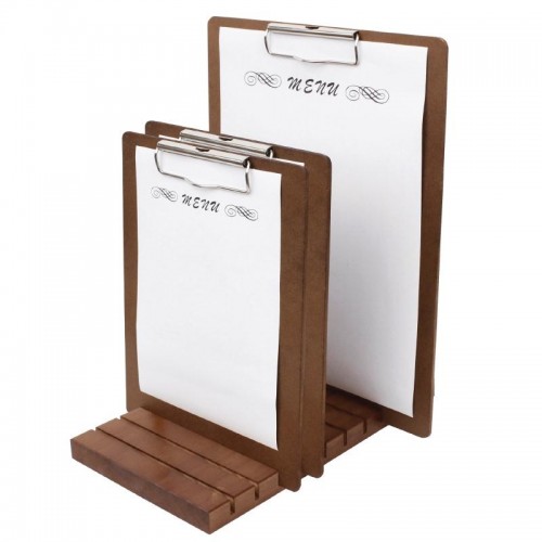 Wooden Menu Presentation Clipboard A5