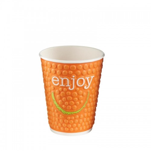 Huhtamaki Enjoy Double Wall Disposable Hot Cups 8/9oz