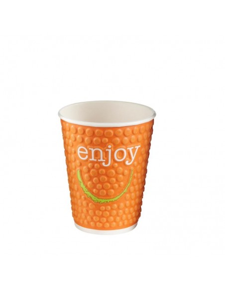 Huhtamaki Enjoy Double Wall Disposable Hot Cups 8/9oz