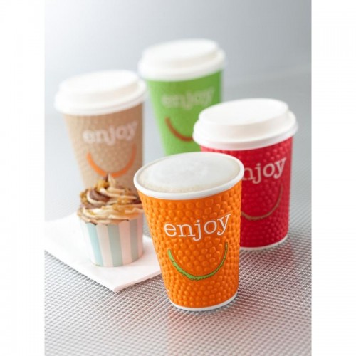 Huhtamaki Enjoy Double Wall Disposable Hot Cups 12oz